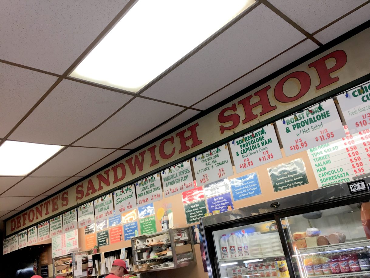 Defonte’s Sandwich Shop Brooklyn, New York 12/13/2018 SPG Family