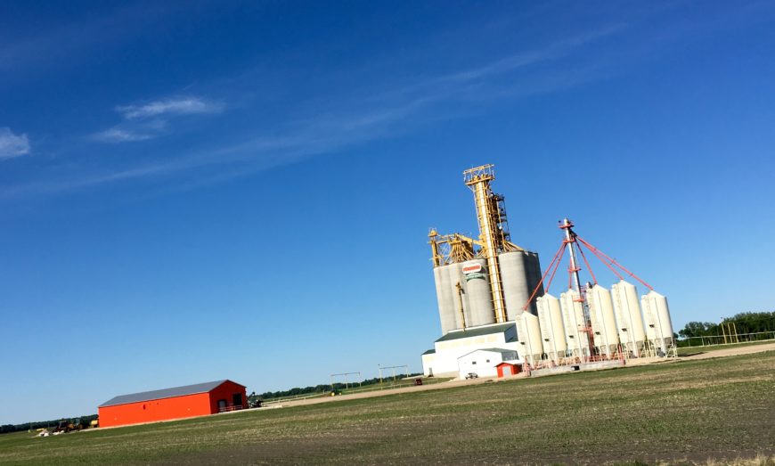Canadian Grain Elevators Letellier, Manitoba, Canada 06/04/2018