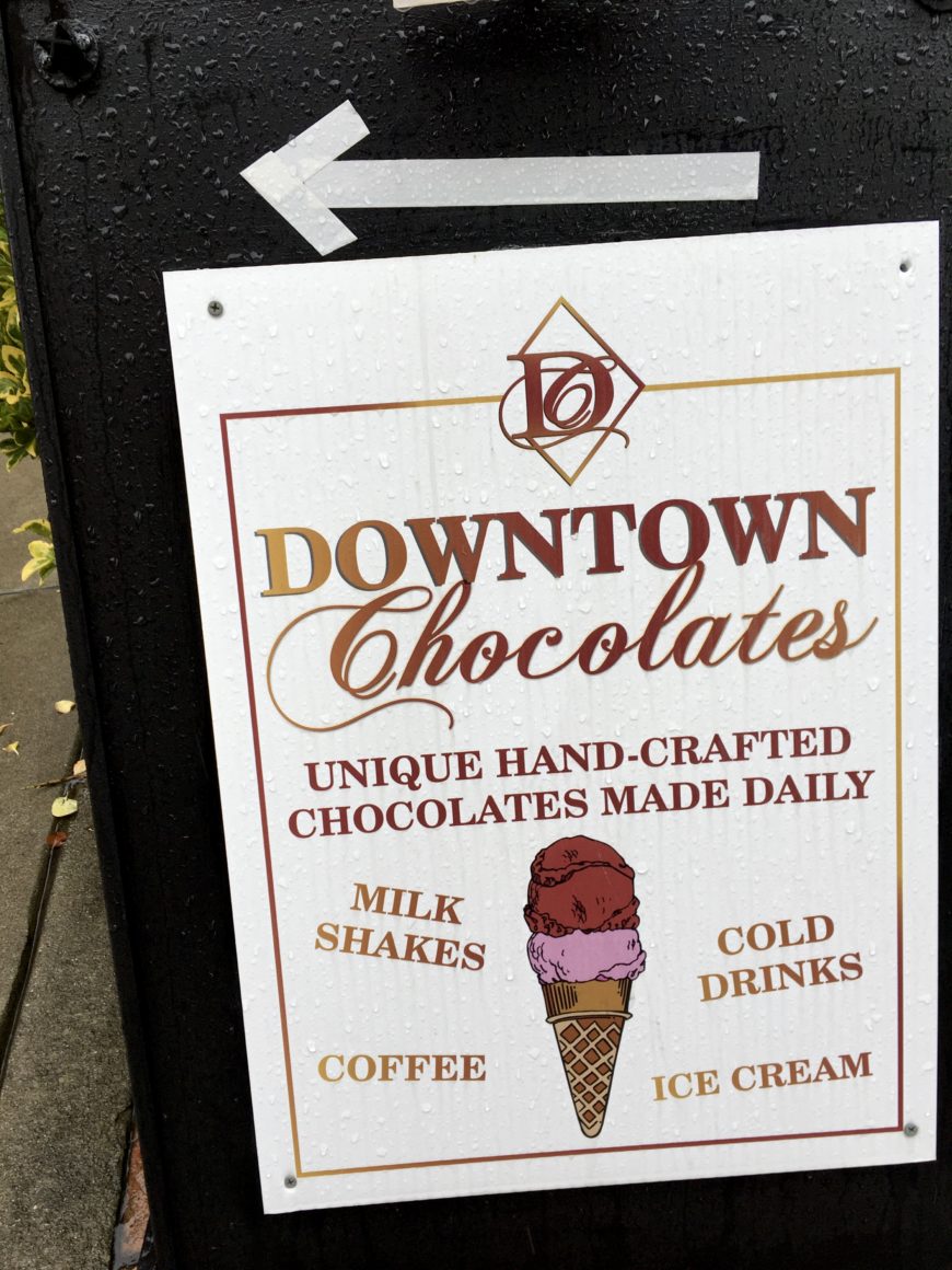 Downtown Chocolates Brevard, North Carolina 10/30/2019 SPG Family Adventure Network