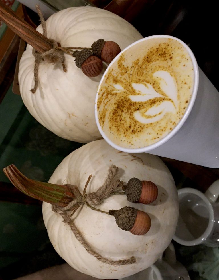 Pumpkin Chai Latte at Cup & Saucer Brevard, North Carolina 10/30