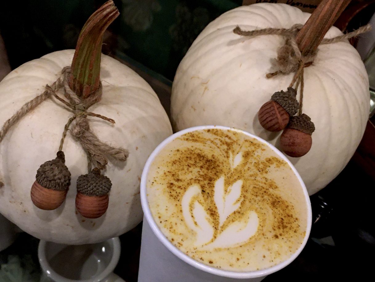 Pumpkin Chai Latte at Cup & Saucer Brevard, North Carolina 10/30