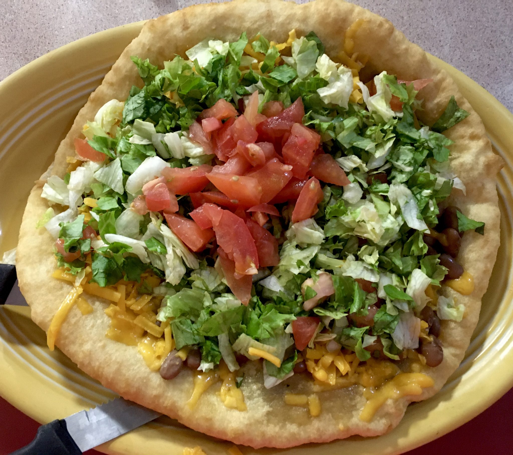 Navajo Tacos at Earl’s Family Restaurant Gallup, New Mexico 12/02
