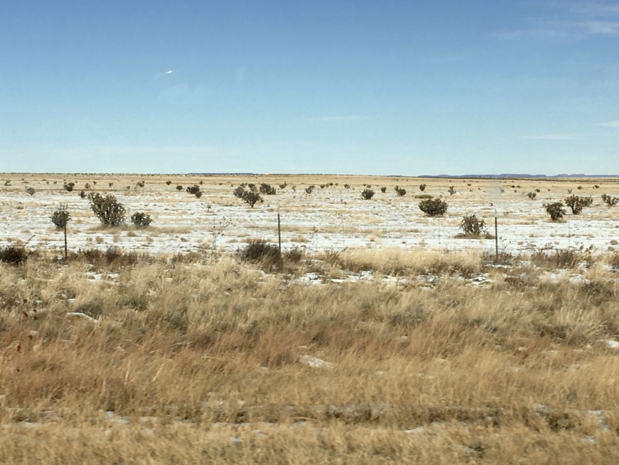 Desert Snow Santa Rosa into Moriarty, New Mexico 12/02/2019 SPG