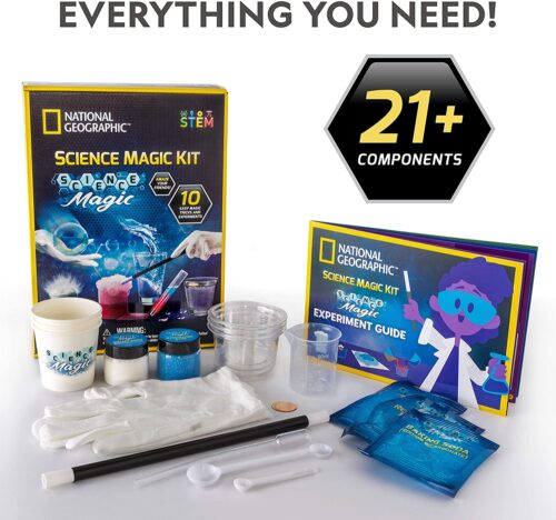 NATIONAL GEOGRAPHIC Science Magic Kit Perform 20 Unique Science Experinments 
