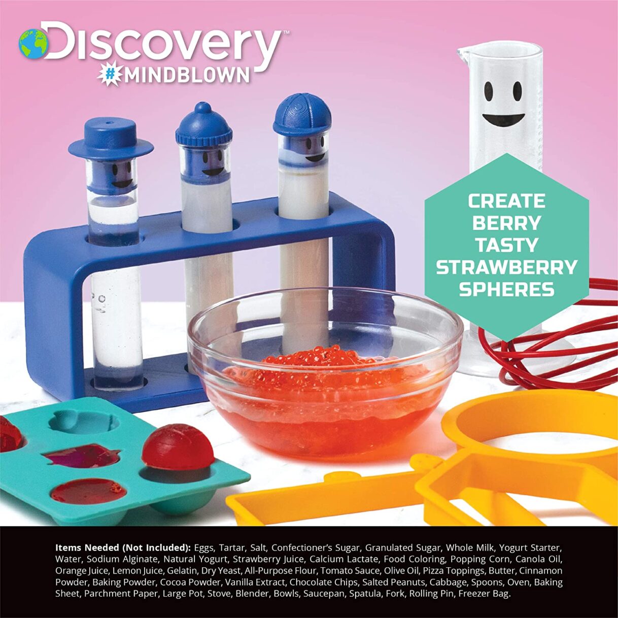 Kitchen Science Discovery MINDBLOWN Food Science Kit, Lab Experiments