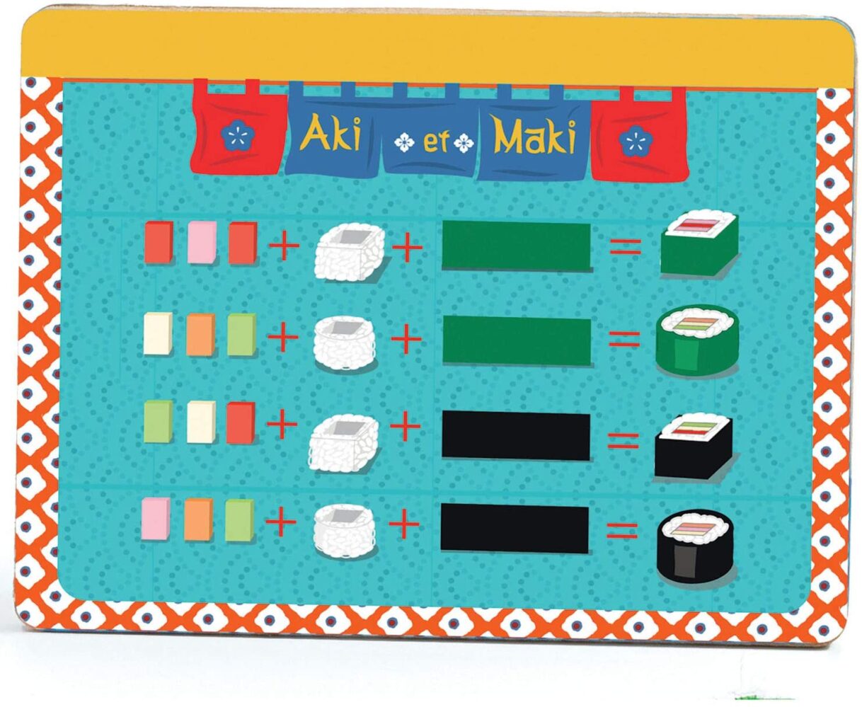 Creative Fun Kitchen Play DJECO AKI and Maki Role Play Wooden Sushi Set SPG Family Adventure