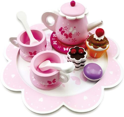 Toysters My Coffee Set Wooden Pink Coffee Maker Playset