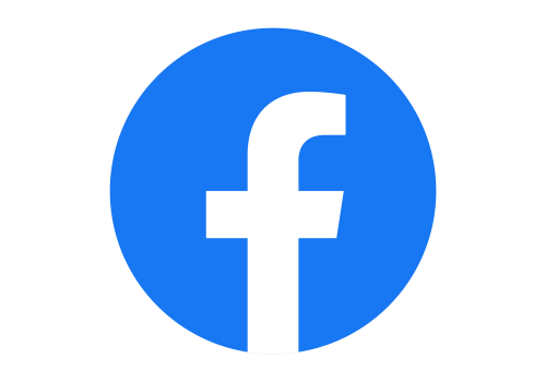 A round blue circle with a lower case letter f, this is the logo for Facebook