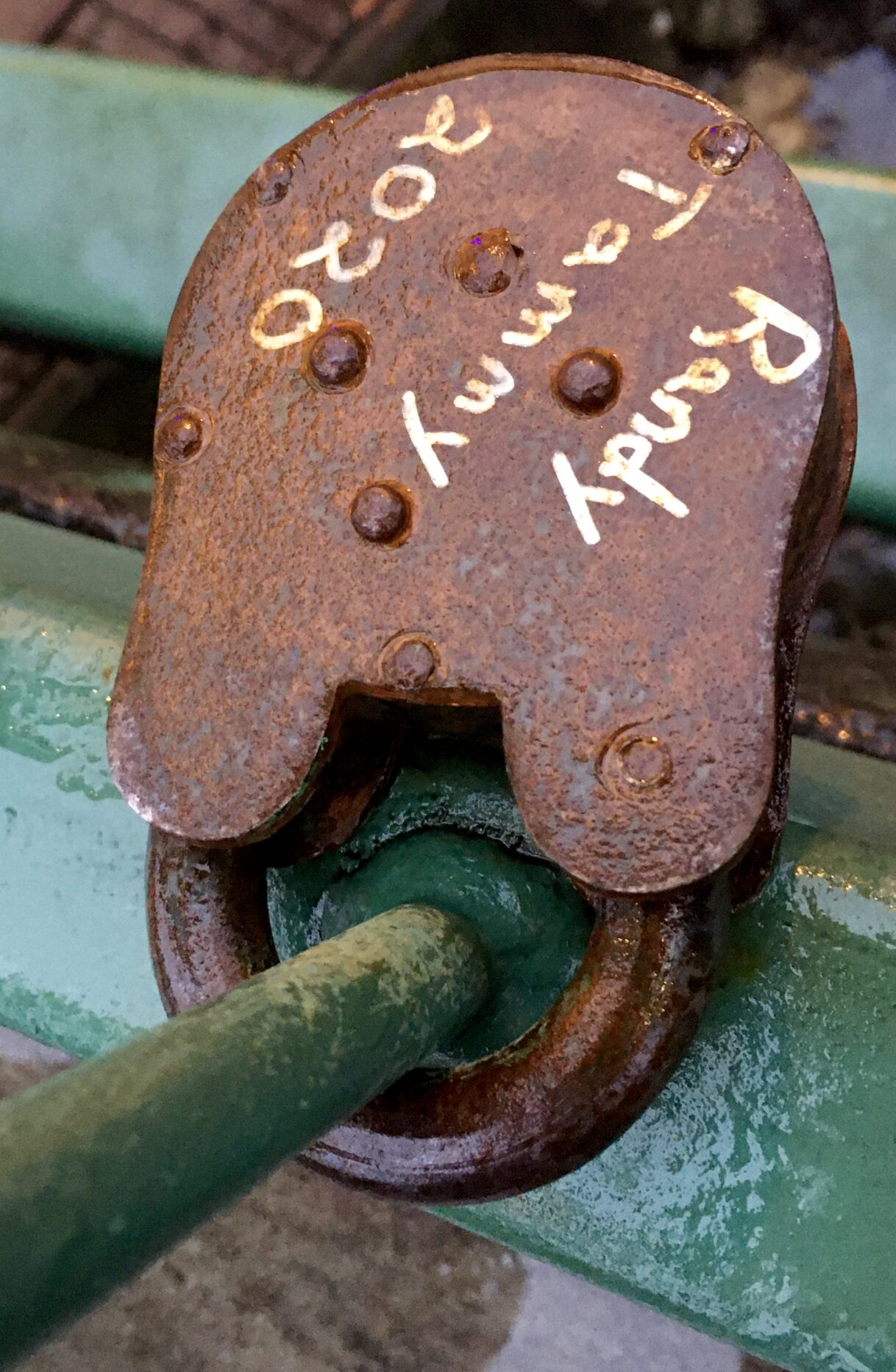 Love Locks on the Chattahoochee River Helen, 02/12/2021