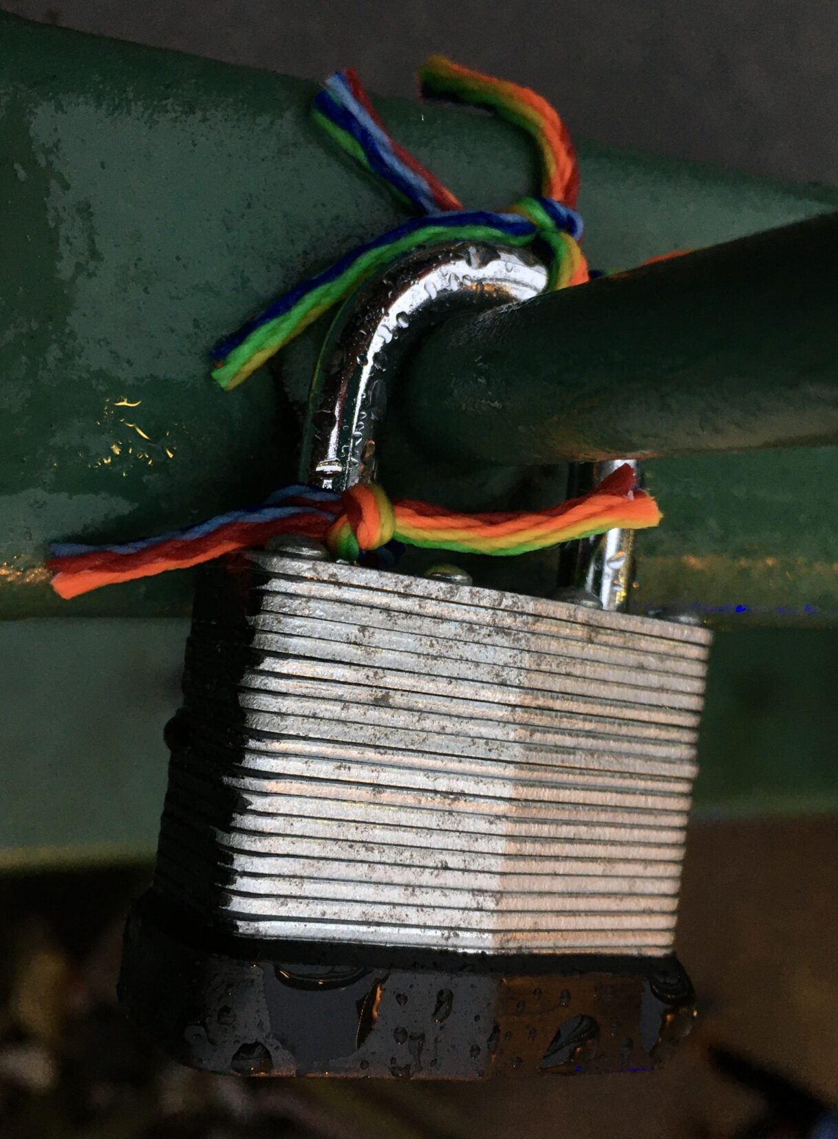 Love Locks on the Chattahoochee River Helen, 02/12/2021