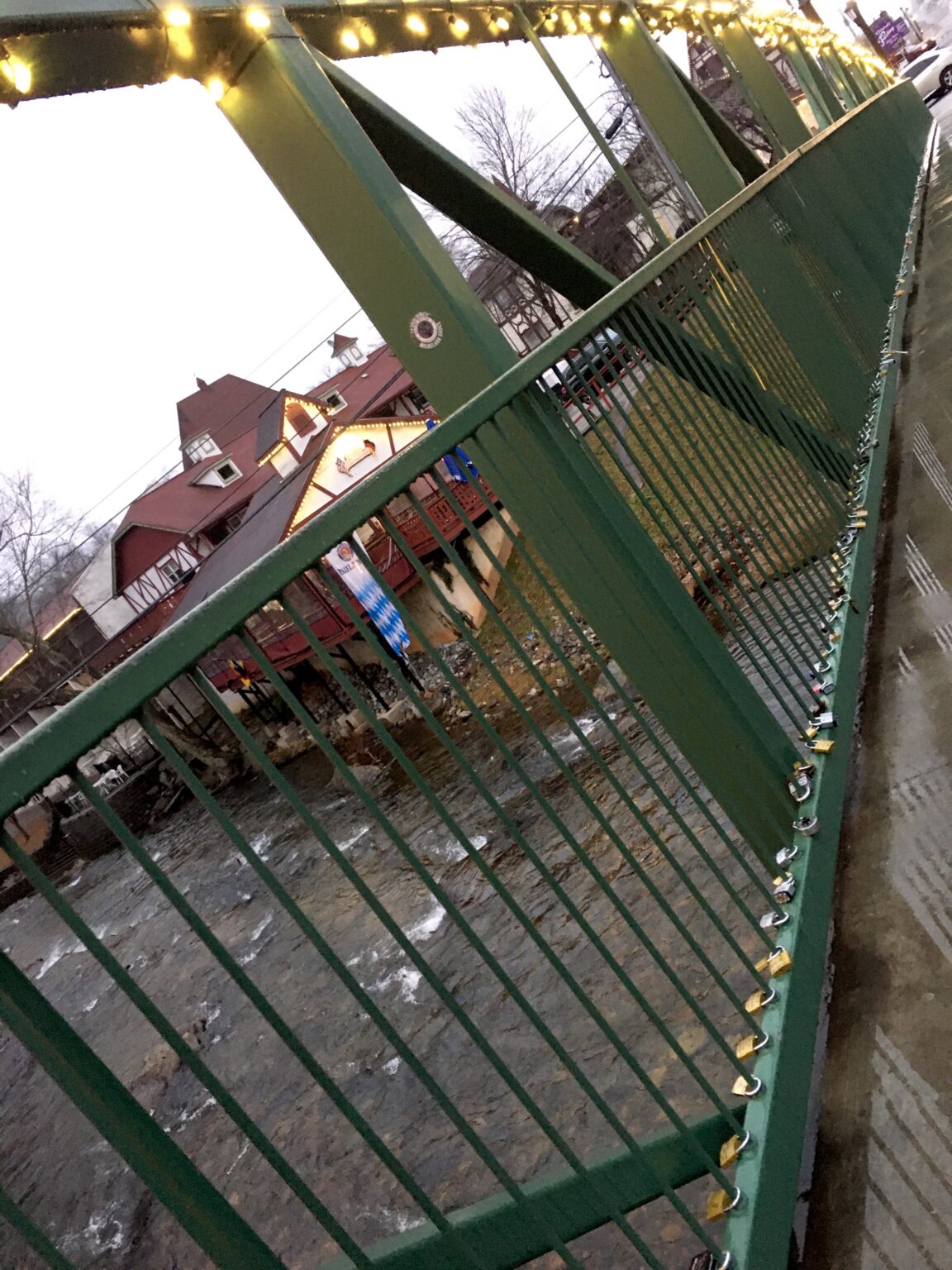 Love Locks on the Chattahoochee River Helen, 02/12/2021