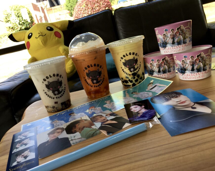 Trapped in a Daydream A Seonghwa Birthday Cafe Event at Oolong Bubble Teahouse Kennesaw