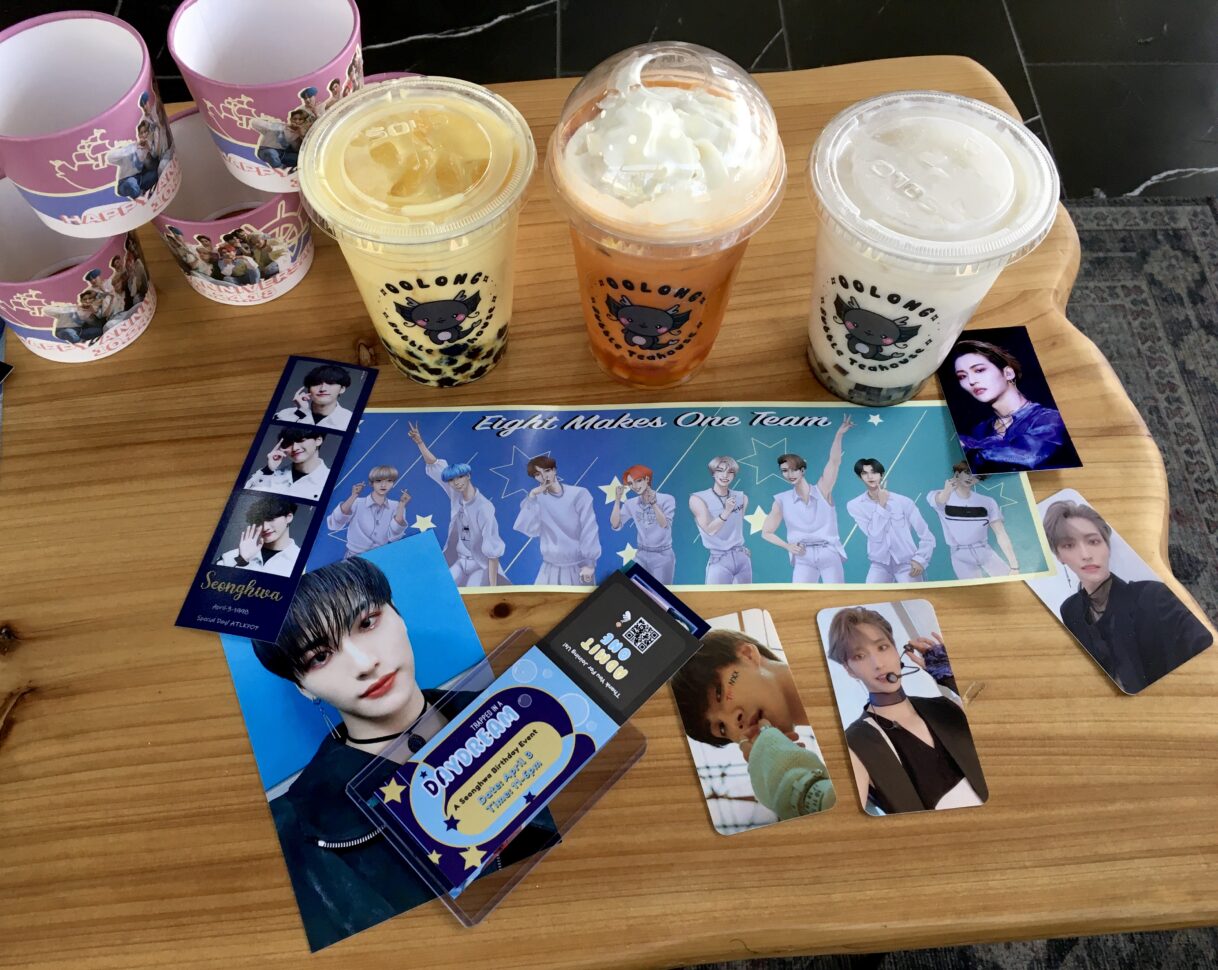 Trapped in a Daydream: A Seonghwa Birthday Cafe Event at Oolong Bubble ...