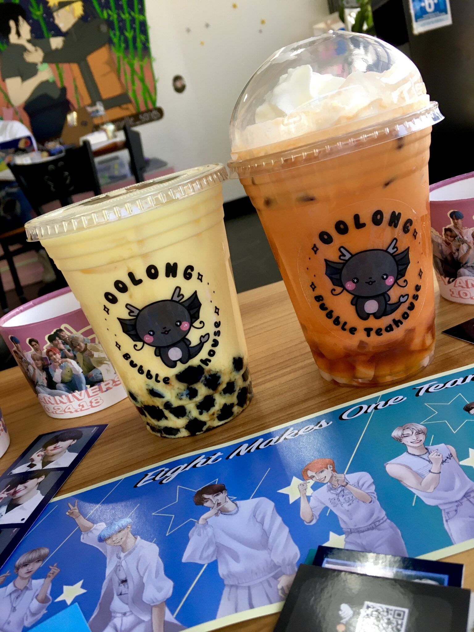 Trapped in a Daydream A Seonghwa Birthday Cafe Event at Oolong Bubble Teahouse Kennesaw