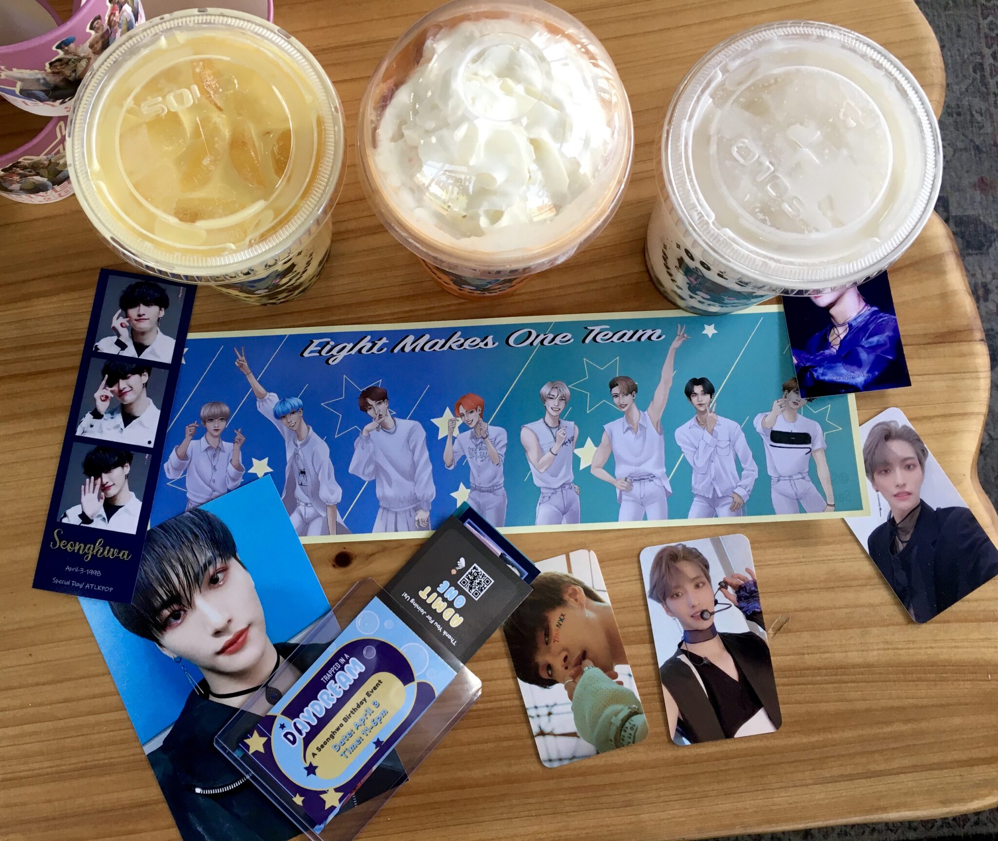 Trapped in a Daydream: A Seonghwa Birthday Cafe Event at Oolong Bubble ...