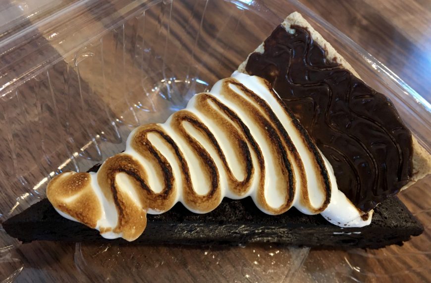 Toasted Marshmallow S’mores Brownie Cake at The by Fountain