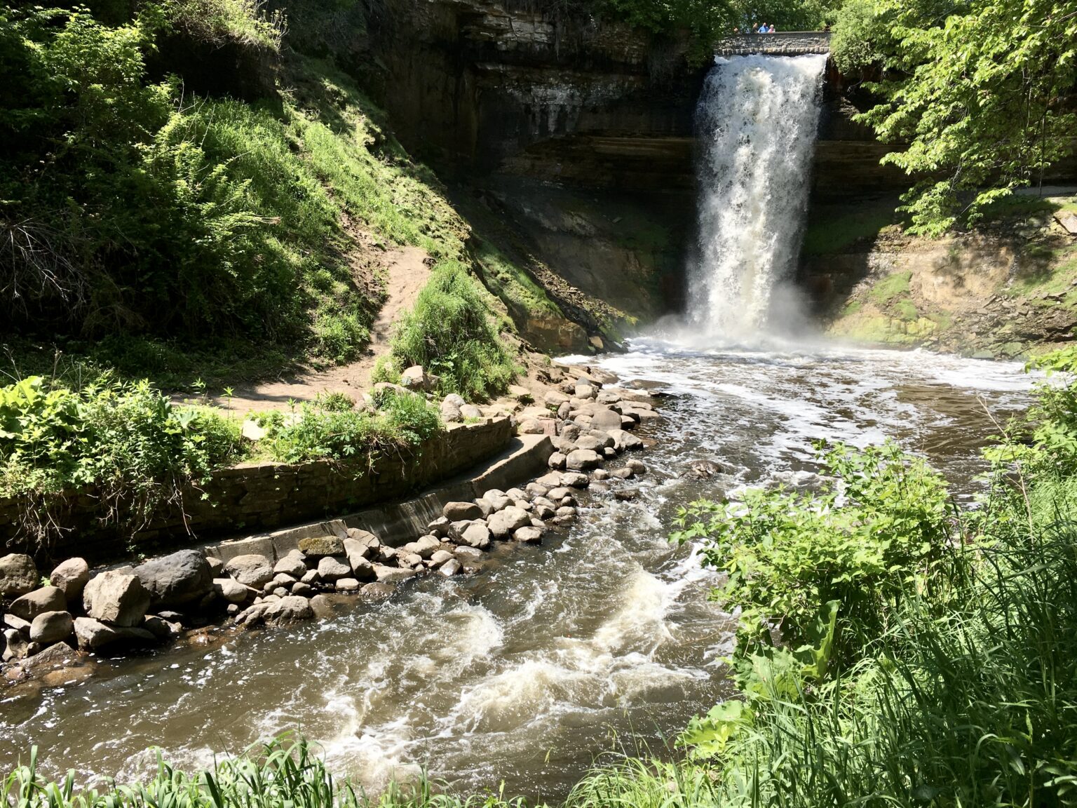 The Song of Hiawatha at Minnehaha Falls Regional Park Minneapolis