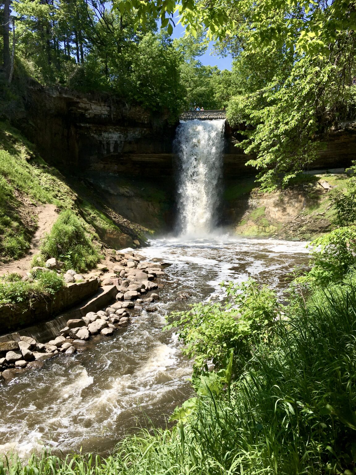 The Song of Hiawatha at Minnehaha Falls Regional Park Minneapolis