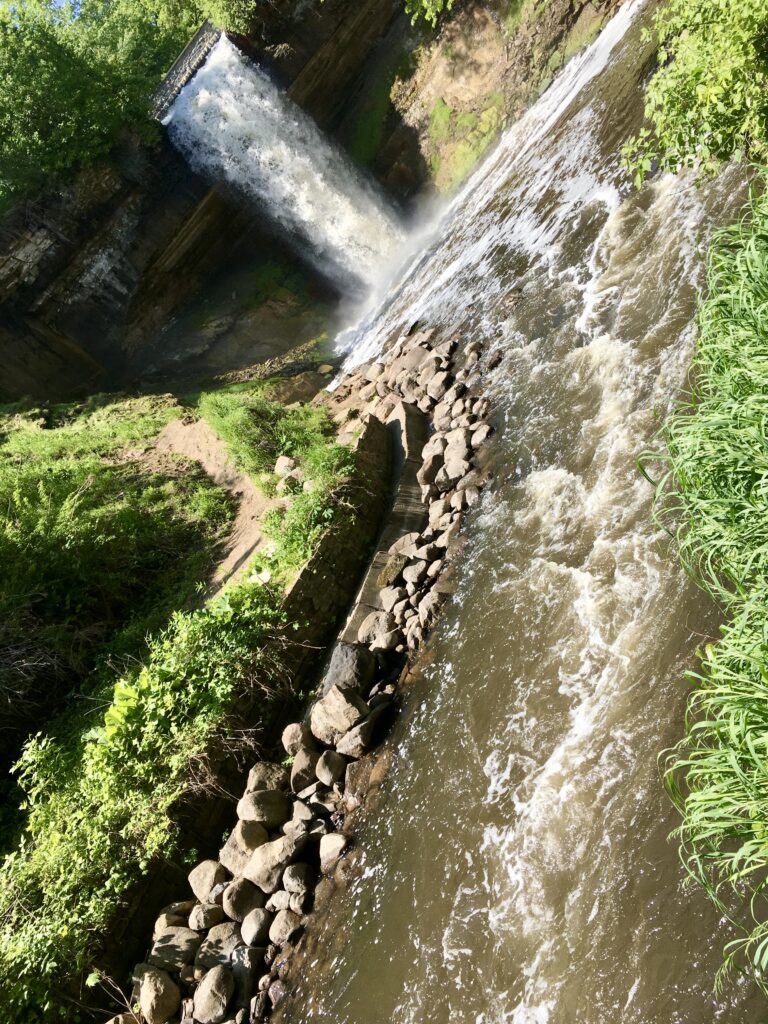 The Song of Hiawatha at Minnehaha Falls Regional Park Minneapolis