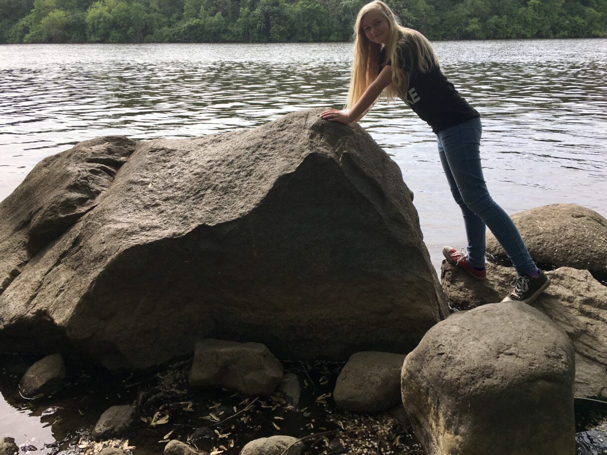 Mississippi River Rock Star Munsinger Gardens on the River St